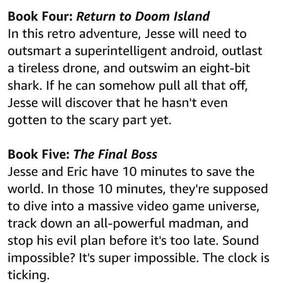 Trapped in a Video Game By Dustin Brady Complete Book Series # 1-5 - Picture 9 of 9